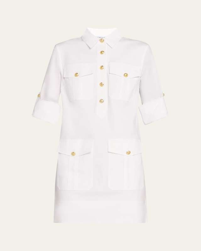 Saude Long-Sleeve Utility Dress